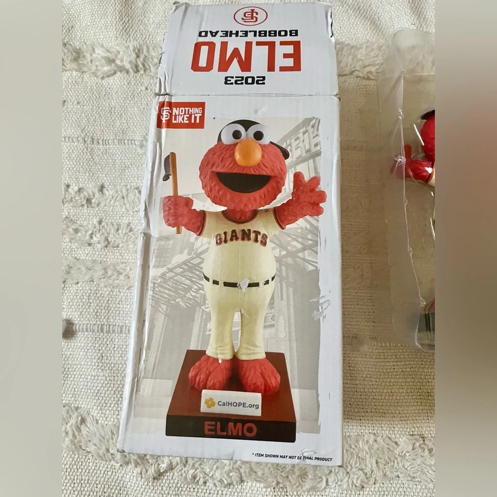 ELMO -SF Giants Sesame Street Elmo Bobblehead 7/30 2023 SGA Bobble San Francisco - Picture 7 of 7